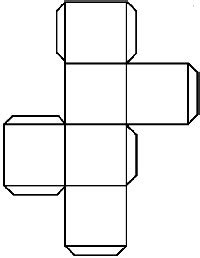 Cube Net Template - ClipArt Best