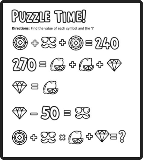 Free Math Puzzles — Mashup Math