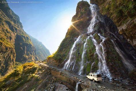 Tamakoshi River Waterfall - Dolakha Nepal - XciteFun.net