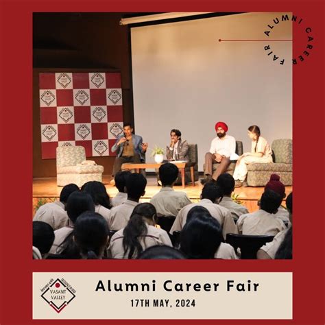 VASANT VALLEY SCHOOL on LinkedIn: An Alumni Career Fair was organized for students of classes 9 ...