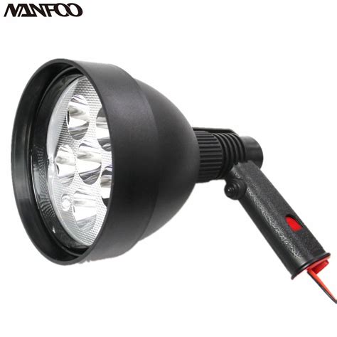 Powerful 18W LED Hunting Spotlight Portable spotlight LED Hunting Lamp Fixed Spot Beam 4M Long ...