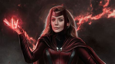 Download Elizabeth Olsen Scarlet Witch TV Show WandaVision 4k Ultra HD ...