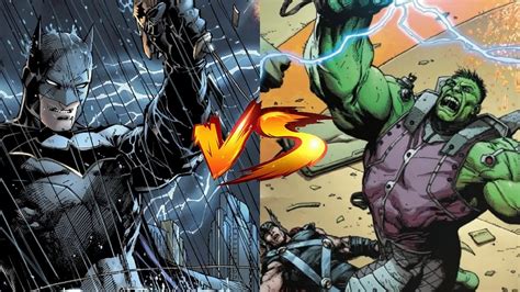 Batman vs. Hulk: Can the Bat Defeat the Green Monster?