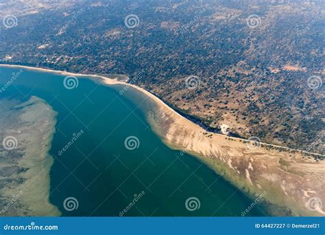 Vista Aerea Della Provincia Di Inhambane - Mozambico Immagine Stock ...