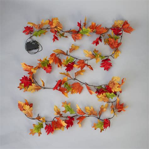 Leaves are Falling Autumn is Calling LED Lighted Garland Decoration - Walmart.com - Walmart.com