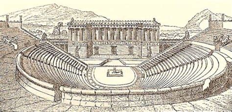 This is a picture of an Ancient Greek theater that was constructed ...