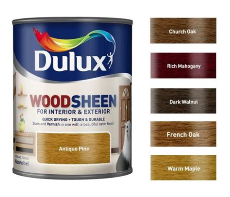 Dulux 5122435 Woodsheen Stain and Varnish 250ml Warm Maple for sale ...