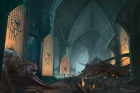 'The World of Ice & Fire' Illustrations by Paolo Puggioni | Concept Art World