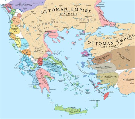 Map of the southern Balkans and western Anatolia in 1410 [2217 × 1959] : MapPorn