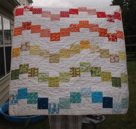 Squaring Up: Finished: Rainbow Baby Quilt