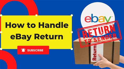 How to Handle Returns as an eBay Seller, eBay Return Shipping Label, How To Cancel an Order On ...