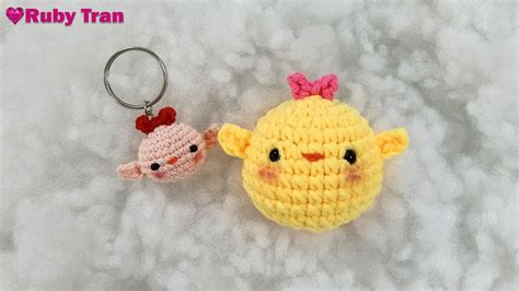 Hướng Dẫn Móc Gà Xinh Làm Móc Gắn Chìa Khóa | Crochet Chicken Keychains Handmade | Amigurumi ...