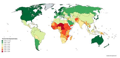 Human Development Index (based on 2015 data, published on 21 March, 2017)[OC][6300x3095] : MapPorn