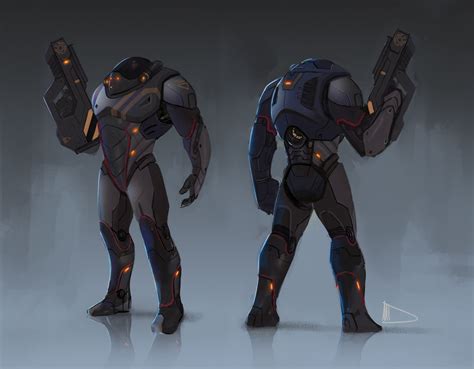 Synthetic Marine, Mathew Dariol | Futuristic armour, Armor concept ...