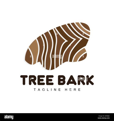 Wood Layer Logo Tree Bark Structure Design Forest Template Vector Stock ...