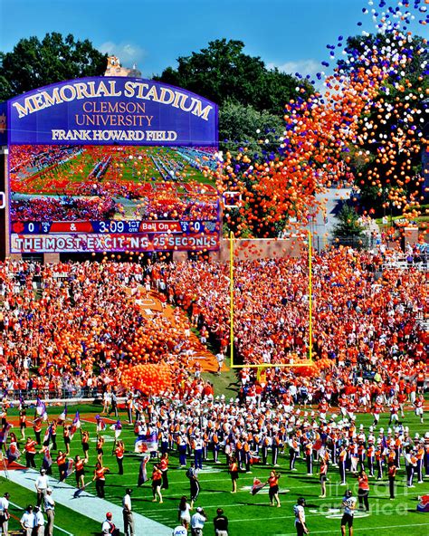 Clemson Tigers Memorial Stadium Photograph by Jeff McJunkin - Fine Art ...