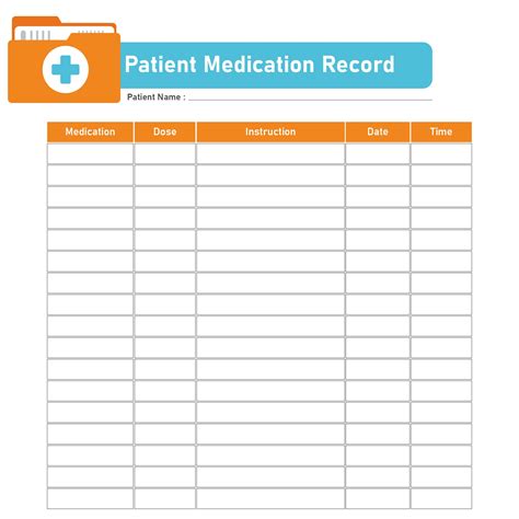 6 Best Images of Sample Medication Log Printable - Free Printable ...