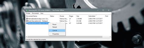 How To View And Clear The Printer Queue In Windows 10