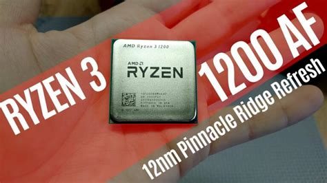 AMD's Ryzen 3 1200 AF & the Original Ryzen 3 1200 CPUs Compared