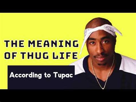 The meaning of Thug Life according to Tupac - YouTube