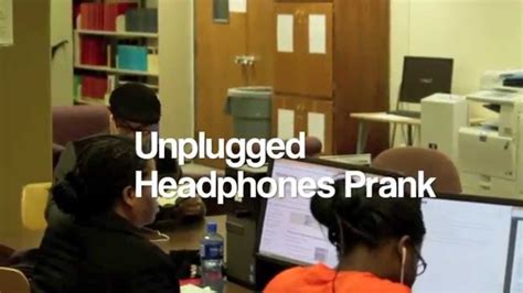 Unplugged Headphones Prank - YouTube