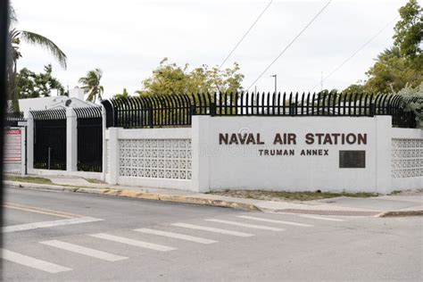 Naval Air Station Key West editorial stock image. Image of gate - 110841959