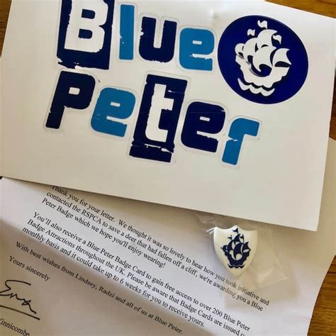 Blue Peter Badge Application - Image to u