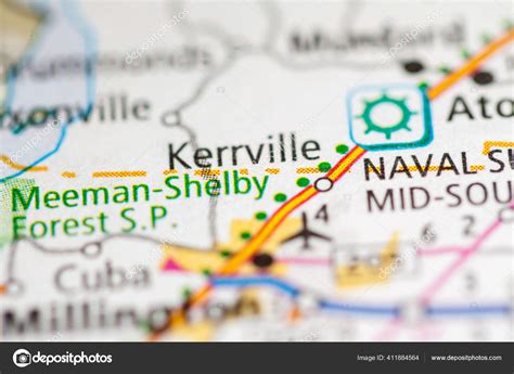 Kerrville Tennessee Usa Road Map Concept Stock Photo by ©aliceinwonderland2020 411884564