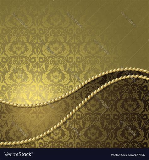 Gold border Royalty Free Vector Image - VectorStock