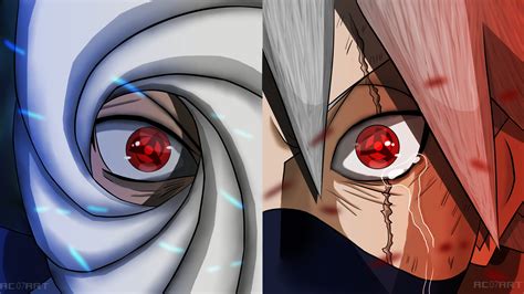 Kakashi And Obito Sharingan