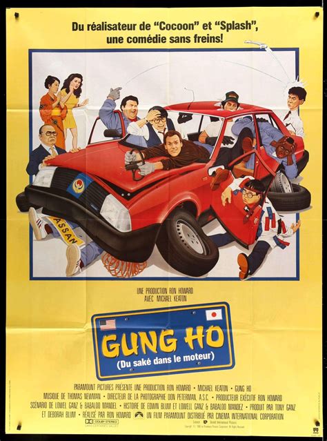 Gung Ho (1986) Original French Grande Movie Poster - 46" x 62" - Original Film Art - Vintage ...