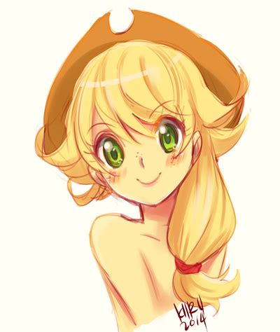 Applejack Humanized ver. by KiiruSama on DeviantArt