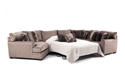 Gallery slider image 2 | Bobs furniture living room, Sleeper sectional ...