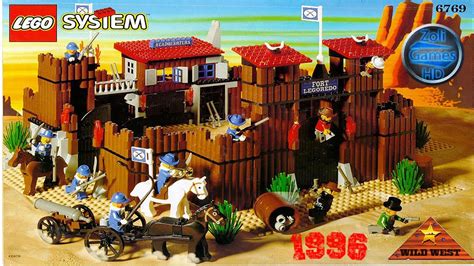 LEGO: Western 6769 Fort Legoredo Wide West Fortress 1996 - YouTube