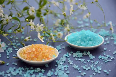 Sea Salt In White Bowls Free Stock Photo - Public Domain Pictures