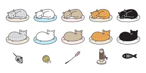 Cat Sleeping Cartoon Images – Browse 57,568 Stock Photos, Vectors, and ...