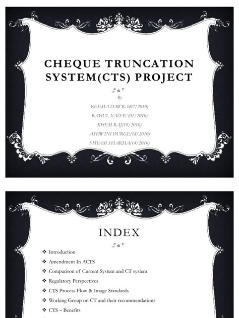 Cheque Truncation Project | PDF | Cheque | Reserve Bank Of India