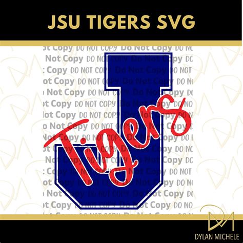 JSU Tigers Inspired SVG Jackson State University Tigers Inspired Cutfile - Etsy