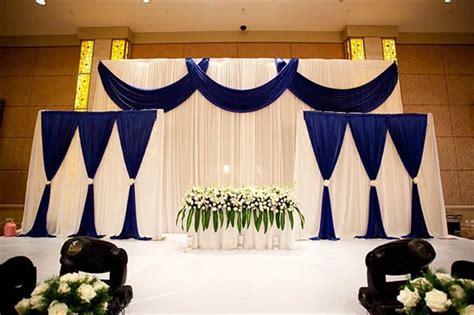 Deluxe more color Wedding Background Large Wedding curtain Triple parts ...