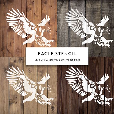 Eagle Stencil Template for DIY Craft Projects | Stencil Revolution