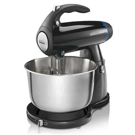 Sunbeam 2594 350-Watt MixMaster Stand Mixer with Dough Hooks and Beaters, Black - Walmart.com ...