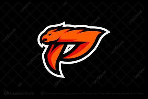 Letter P Phoenix Gaming Logo