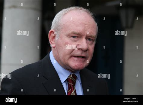 Northern Ireland Deputy First Minister Martin McGuinness arrives for ...