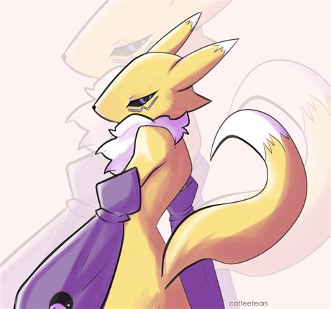 I've been (finally) watching Digimon Tamers, here's my fan art of Renamon : r/digimon