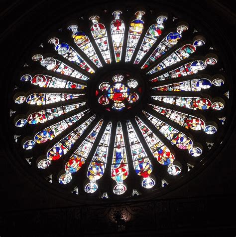 File:Angers Cathedral South Rose Window of Christ with Zodiac.jpg ...