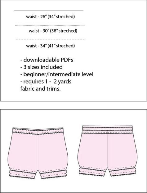 Bloomers Sewing Pattern Pdf - Etsy