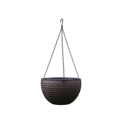 Dual-pots Design Hanging Basket Planters, Self-Watering Indoor Outdoor ...