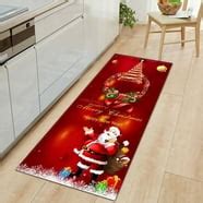 Winter Red Truck Dog Door Mats Christmas Tree Bath Mat Floor Mat Indoor Outdoor Doormat Non Slip ...