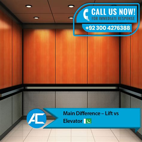 Main Difference – Lift vs Elevator - Access Technologies