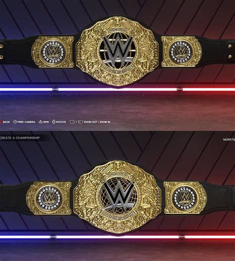 WWE World Heavyweight Championship 2023 Render (credit to u/HexHellfire ...